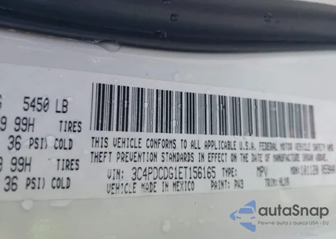 2014 Dodge Journey Limited from USA, damaged, VIN 3C4PDCDG1ET156165